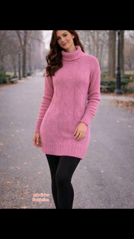 #vestidodetrico #vestidotricô #tricotfeminino #tricostyle #vestidoinverno #lookquente #roupasdeinverno #modaconfortavel #estiloquente #tricomoda
