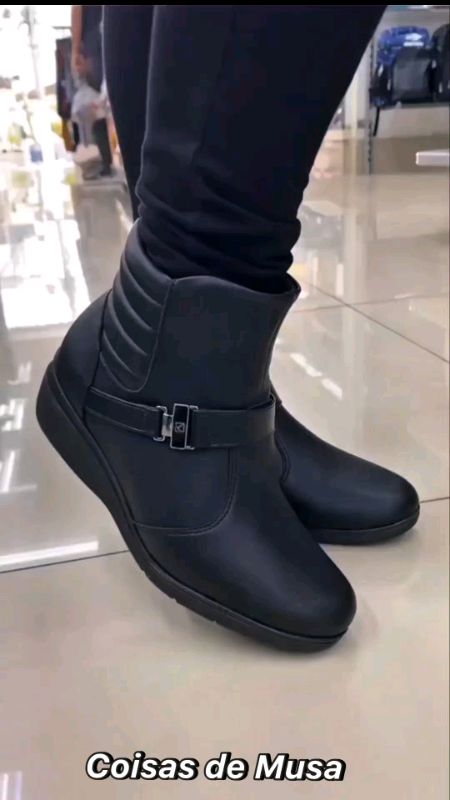 Bota anabela Picadilly cano baixo #botaAnabela #botafemininacanocurto  #BotaFeminina #botacalcefacil #BotaFeminina #publi #botasaltoanabela
