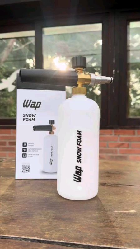 Canhão de Espuma Alta Pressão Snow Foam – Para Karcher, WAP, Lavor – Carro/Moto #canhao #espuma #altapressao #shopee