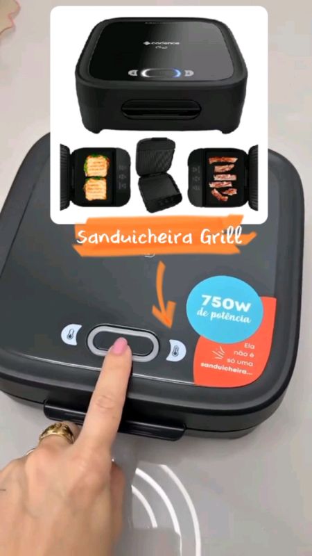 Sanduicheira Elétrica Click grill #sanduicheiraclick #sanduicheiragrill #sanduicheiraeletrica #sanduicheira