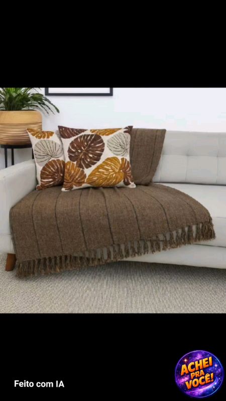Manta Para Sofá Grossa 240x180 Protetor Capa Decorativa #manta #sofá #MantaParaSofá #mantaaprasofa #mantagrossa #decorativa #protetor #capa #sala