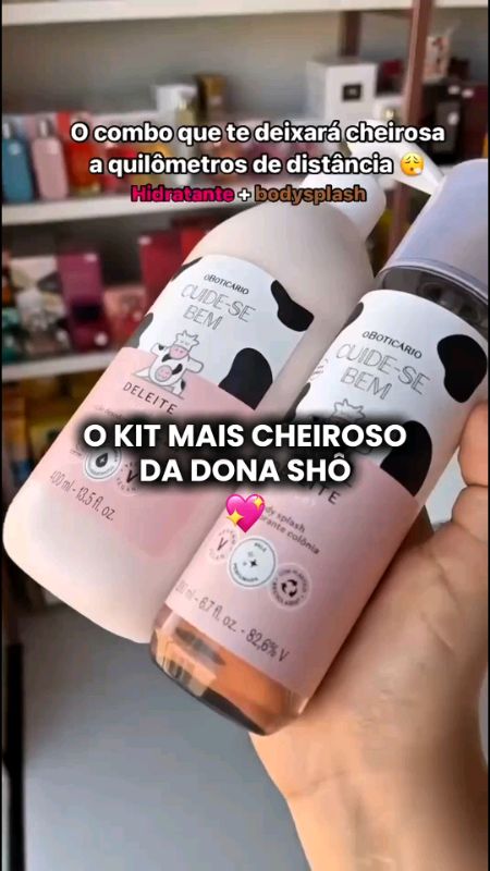 Kit Cuide-se Bem Deleite para uma rotina cheia de cuidado. 🩷✨ #OBoticário #CuideSeBem #BodySplash #Hidratante #autocuidado #hidratacao
