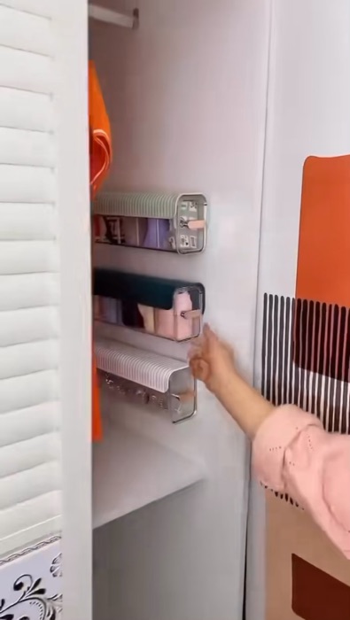 ￼Organizador Multiuso Tipo Gaveta Com 6 Divisórias Preto. #organizador #multiuso