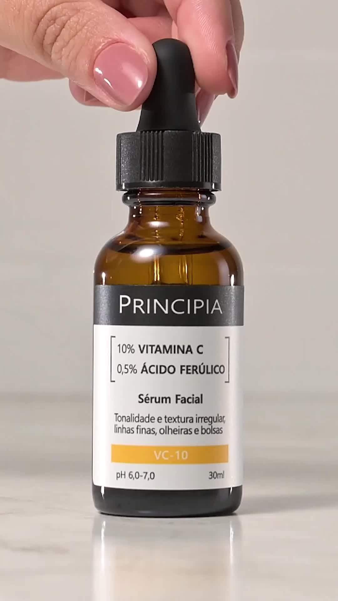 Vitamina C da Principia 😍 com alta eficácia contra linhas finas, textura irregular e hiperpigmentação #principia #principiaskin #PrincipiaSkincare