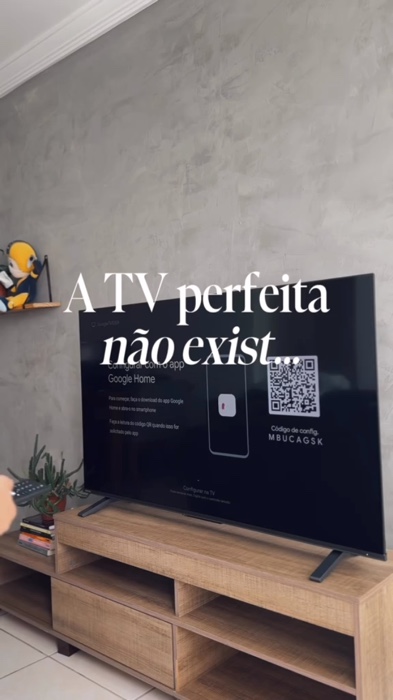￼A TV perfeita existe! Smart TV QLED 55 4K Toshiba 55C450NS Google TV 3 HDMI 2 USB Wi-Fi #televisao #smarttv #tv #tv55 #toshiba #tv4k #televisaosmart