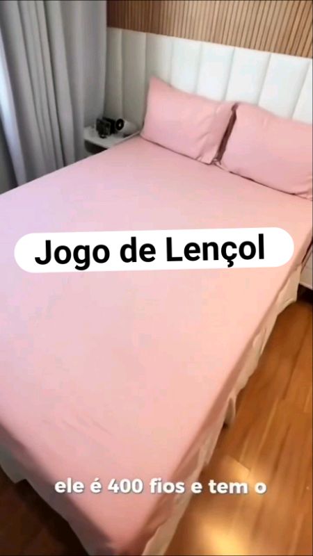 ✨Jogo de lençol 400 fios✨. #jogodelencol #lencol400fios