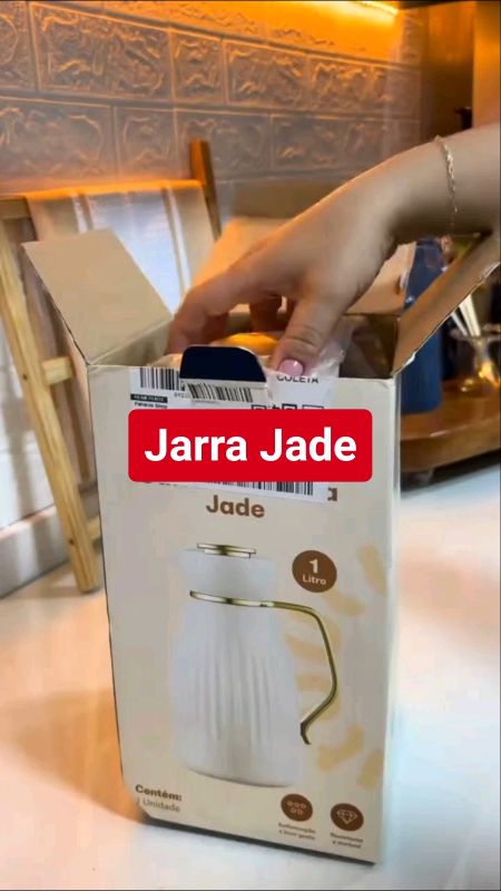 Garrafa Térmica de Café 1Lt | A Xícara Linda Também| Links Disponíveis No Vídeo| Boas Compras #ofertasdazu #jarrajade #jade #xicarascompires