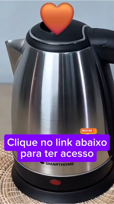 ￼Chaleira Elétrico Jarra 1.8L Café Chá Inox 127v, feita pensando em você que ama bebidas quentes #chaleira #eletrica #cha #cafe #capuccino #cozinha