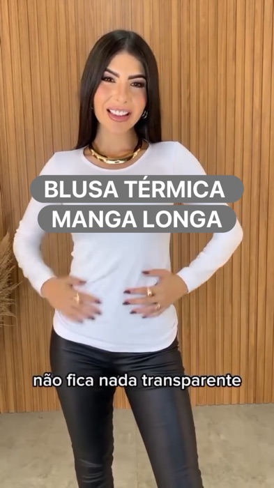 Chega de passar frio! A #blusatermica irá te aquecer.  #inverno #blusa #modafeminina