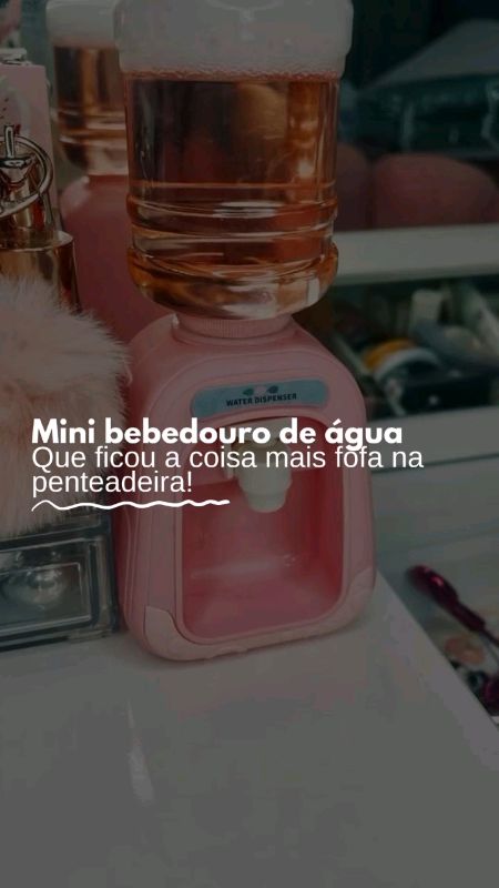 ○ item pequeno que deu aquele toque na minha penteadeira, coloco água micelar.#autocuidado #skincare #beleza #pele #facial #face #pelesaudavel