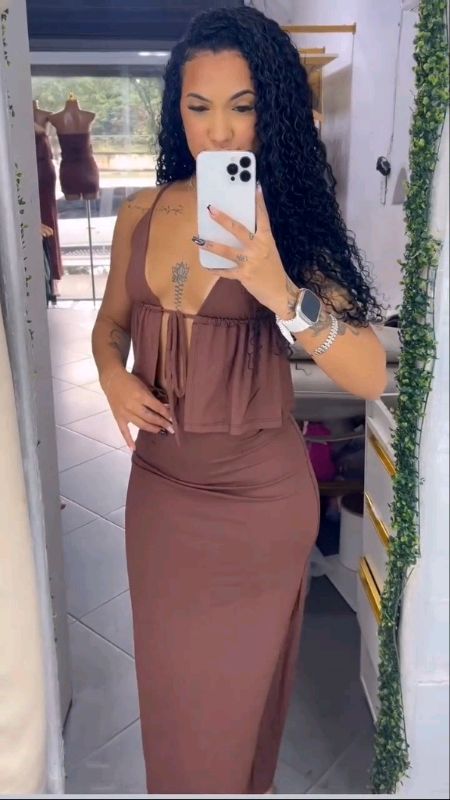 nossa cor marrom🤎😻 #conjuto #viral #fyy #roupas #cores #estampas #marrom