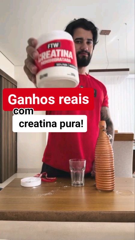 CREATINA PURA MONOHIDRATADA SUPLEMENTO SAÚDE #saude #suplemento #academia #fitness #shopee