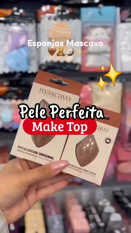 Mascavo Problender grande garante acabamento impecável na maquiagem #makeperfeita #esponjademake #acabamentoliso