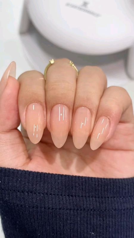 Unhas postiças em gel soft💖#beleza #unhasposticas #unhas #manicure