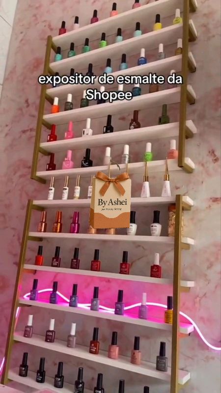 Nicho Expositor de Esmaltes #expositor #nichoexpositor #ExpositorDeEsmaltes #manicure