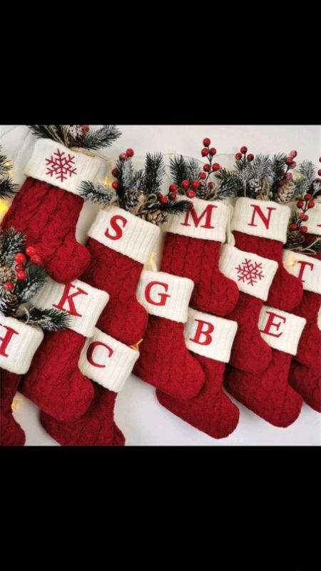 Enfeite natalino meias #natal #meias #decoracao