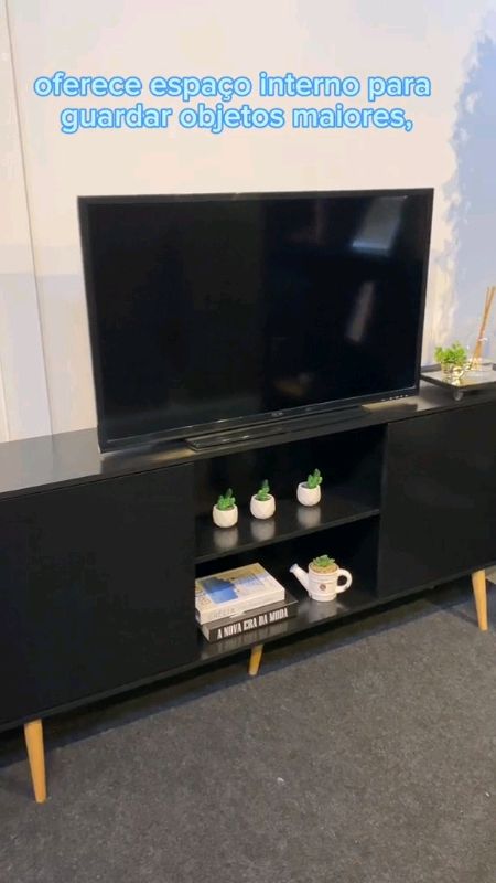 Rack para tv até 65 polegadas com pés #rack #madesa