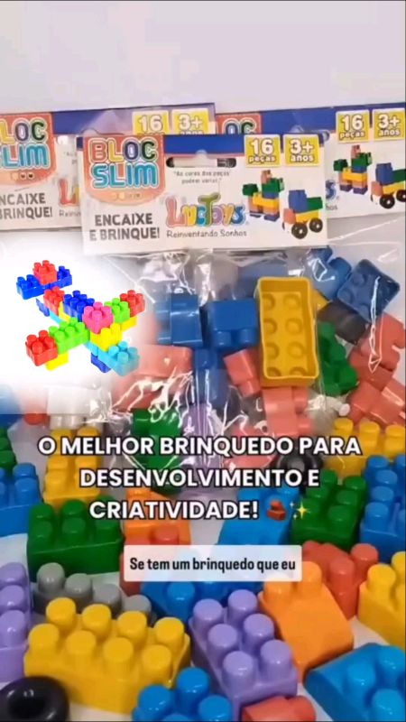 #kit #bloco #montar #criança #didatico #infantil #criança