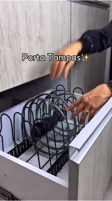 Até suas tampas vao ficar organizadas 🤭