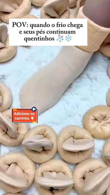 Adicione no carrinho👆🏻 Meia soquete térmica #MeiaTérmica #LookDeInverno #ConfortoNoFrio #shopee #viral #Promo