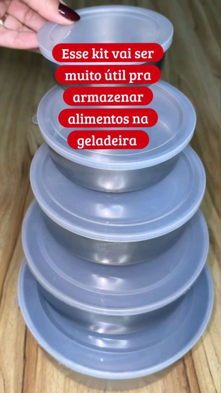 Li Potes   inox alumínio hermético #potehermetico #potes #potesinox