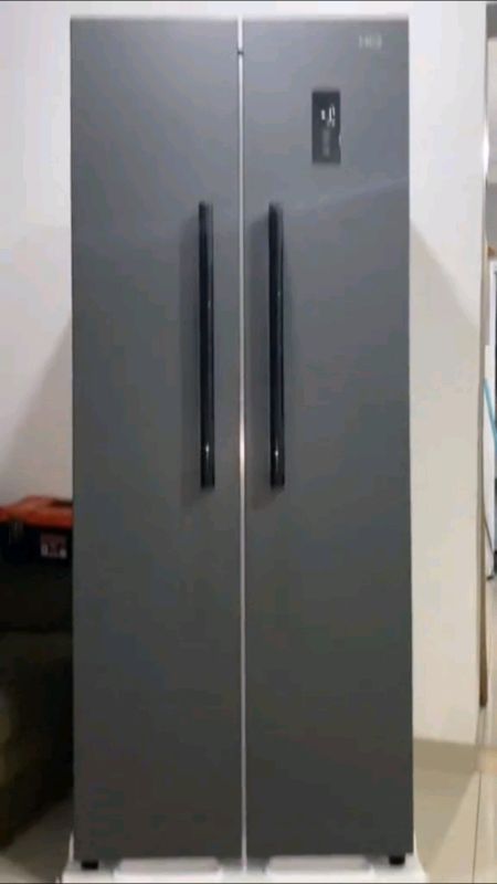 Geladeira Refrigerador #eletrodosmesticos #geladeiracinza #geladeira #hq #COZINHAMODERNA #Fostfree #sidebyside