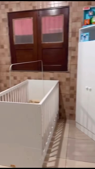 ￼Jogo De Quarto Infantil Trevalla Móveis Pom Pom 3 Peças e 3 ANOS de Garantia #quartodobebe #berco #guardaroupa #qualidade