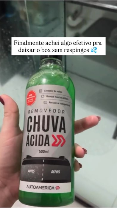 Removedor de chuva ácida limpa vidros box banheiro #removedordechuvaacida #limpavidros #limpeza