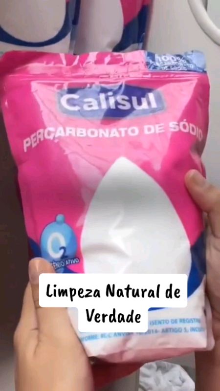 Percarbonato de Sódio: o que a sua lavanderia precisa (e você não sabia)! 🤫#percarbonatodesodio #removermanchas #rotinadecasa #dicadeouro #roupas