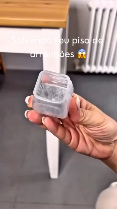 Protetor para pés de cadeira silicone #protetor #pésdecadeira #silicone #shopvideos