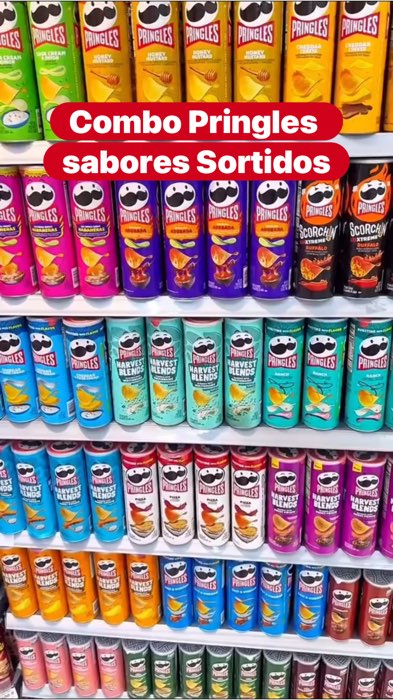 Combo Pringles sabores Sortidos#variedadessabores#battachips#