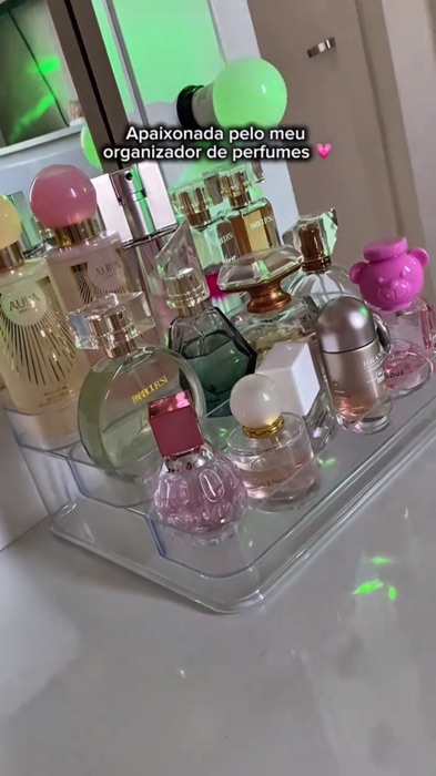 Expositor / organizador de perfumes #organizacao #expositor #organizadordeperfumes #shopeecomagnes