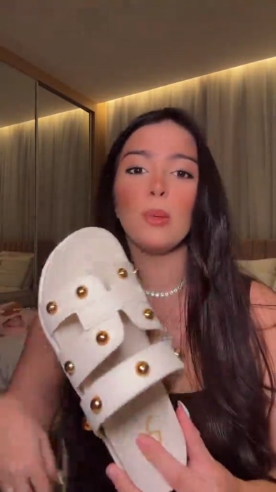 Sandália Feminina Papete Birken Luxo #papete#birken#rasteira#calcadofeminino#papetefeminina#moda#acheinashoppe#dicadecompra#comprinhas#modafeminina