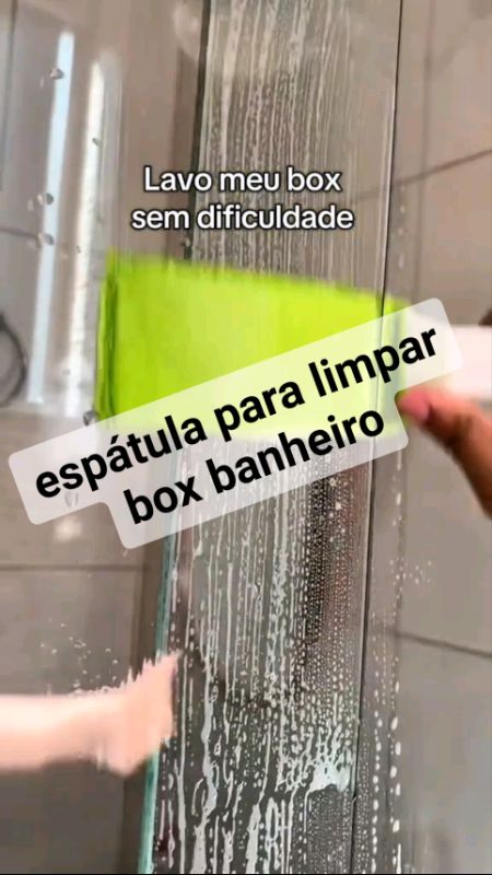 espátula para limpar box banheiro#limpadordebanheiro #limpadordebox #limpabox #banheirolimpo #limpadordevidro #vidrolimpo #banheiro #box #boxlimpo