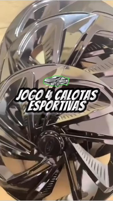 Jogo de 4 calotas esportivas aro 13/14 #calotas #carro #esportivo #promocao #focus #ka #fiesta #verona #escort