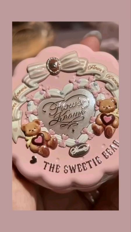 #flowerknows #blush #sweetiebear #pócompacto #urso #maquiagem #beleza #cbeauty #universofeminino #makeup #girl #luxo #make #shopee #achadinhos #viral