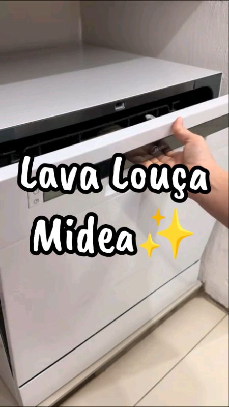 #lavalouca #louca #midea #branca #praticidade #diadia #pratos #panelas #copos