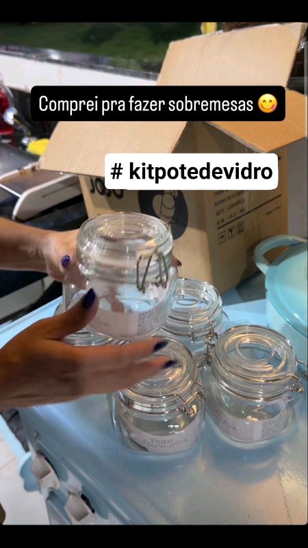 #kitpotedevidro #tampahermetica #trava #Aço #Premium