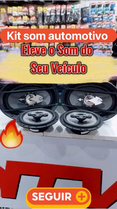 Kit Som Automotivo Bluetooth + Alto-falantes Leson 6” e 6x9 340W: potência, clareza e conectividade para seu carro! #SomAutomotivo #Bluetooth #Leson #