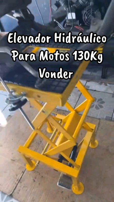 Elevador Hidráulico Para Motos 130Kg Vonder #elevador #ELEVADORVONDER #elevadorparamotos #vonder #elevadorhidraulicovonder #moto #elevadorvondermoto