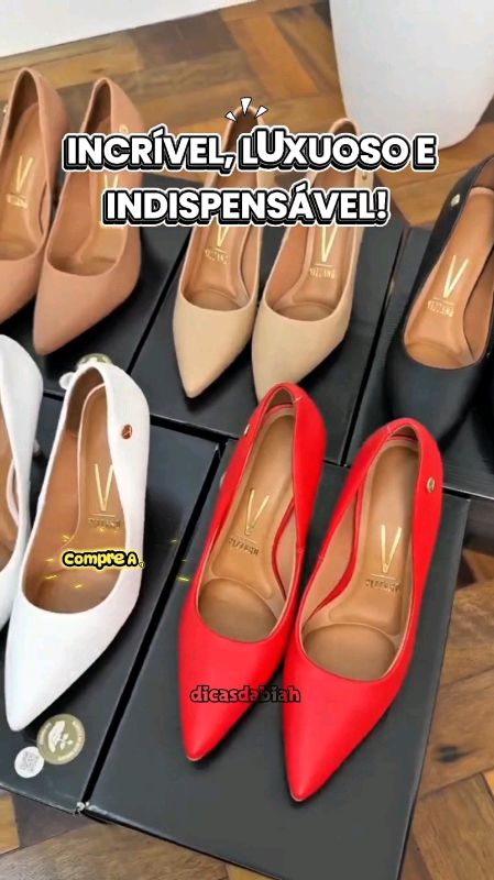 Scarpin salto alto Vizzano Pelica. #scarpin #ScarpinVizzano #vizzano #saltoalto #SaltoScarpin #shopee #moda