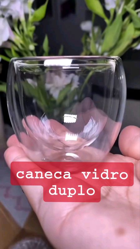 copos de vidro duplo para café #vidroduplo #CopoDeCafé #xicara #canecas #canecadupla #copoduplo #mesaposta #mesaelegante