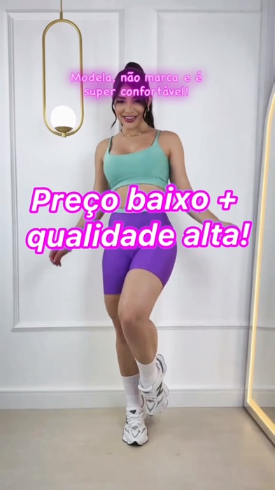 Conjunto fitness feminino short e top #conjuntofitness #shortfitness #topfeminino #roupafitness #fit #fitnessfemininaxx #conjuntodeacademia #paraacade