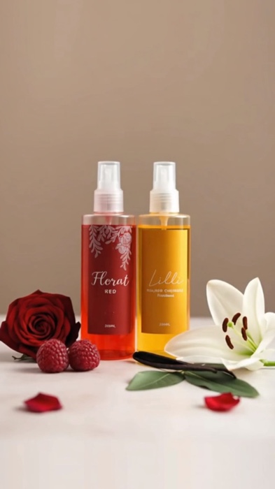 Kit Body Splash Florata Red e Lilli Mulher Cheirosa 200ml Cada