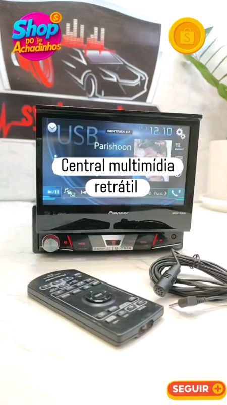 #radio #multimídia  #CentralMultimídia  #multimídiaretrátil  #Multimídiaandroid