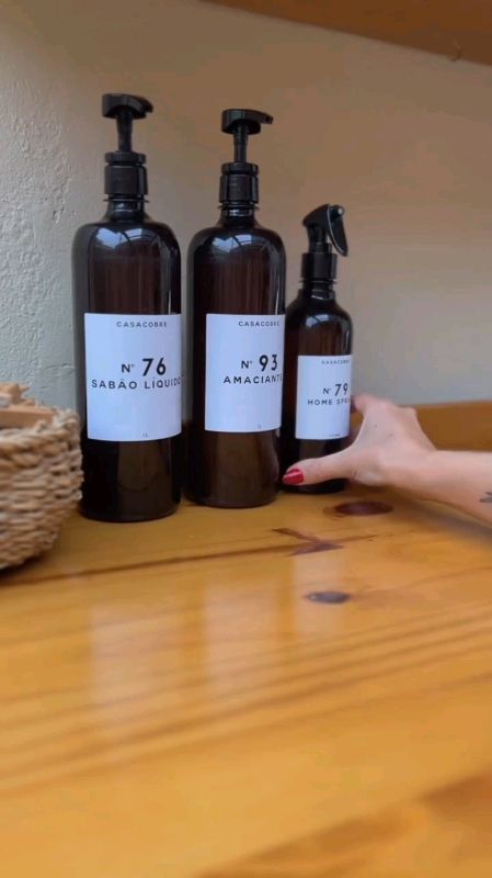 kit sabão liquidido, detergente, kit Shampoo kit Âmbar lavanderia
