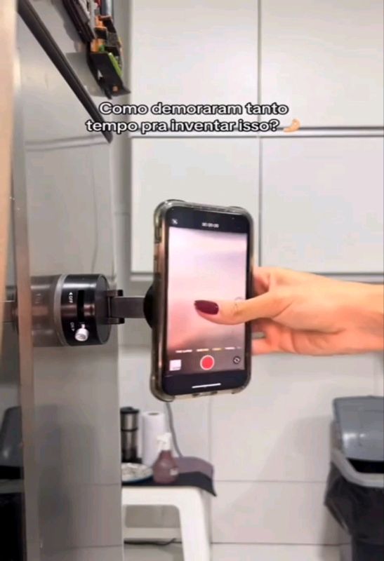 Suporte Magnético Dobrável para Celular #VentosaForte  #suportemagnetico #suporteparacelular #seguracelular #SuporteDobravel
