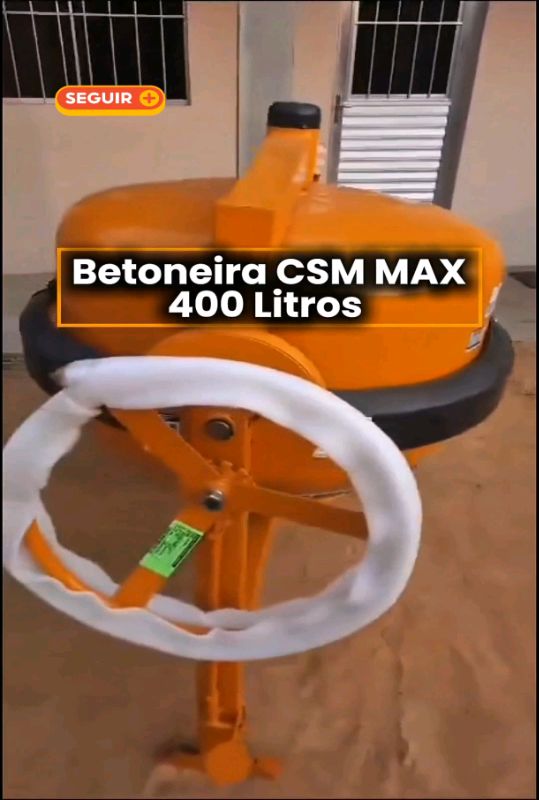 Betoneira CSM MAX 400litros #BetoneiraDeObra #bitoneira #betoneira #construcao