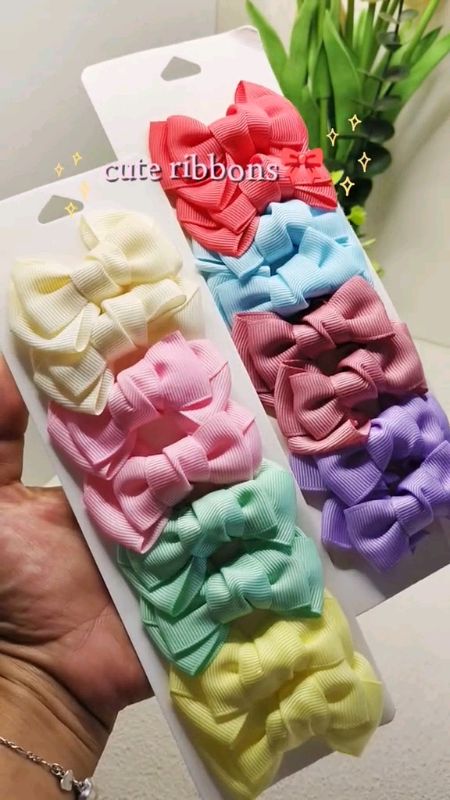 Prontos para deixar qualquer look ainda mais fofinho 💗🎀#Laços#LaçosDeCriança