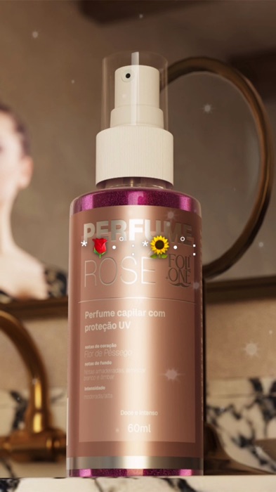 ￼Perfume Capilar Rosé Luxo Com Proteção Uv Body Splash Para Cabelo Anti frizz #perfumecapilar #perfumedecabelo #perfumecapilarbrasil #hairperfume #che